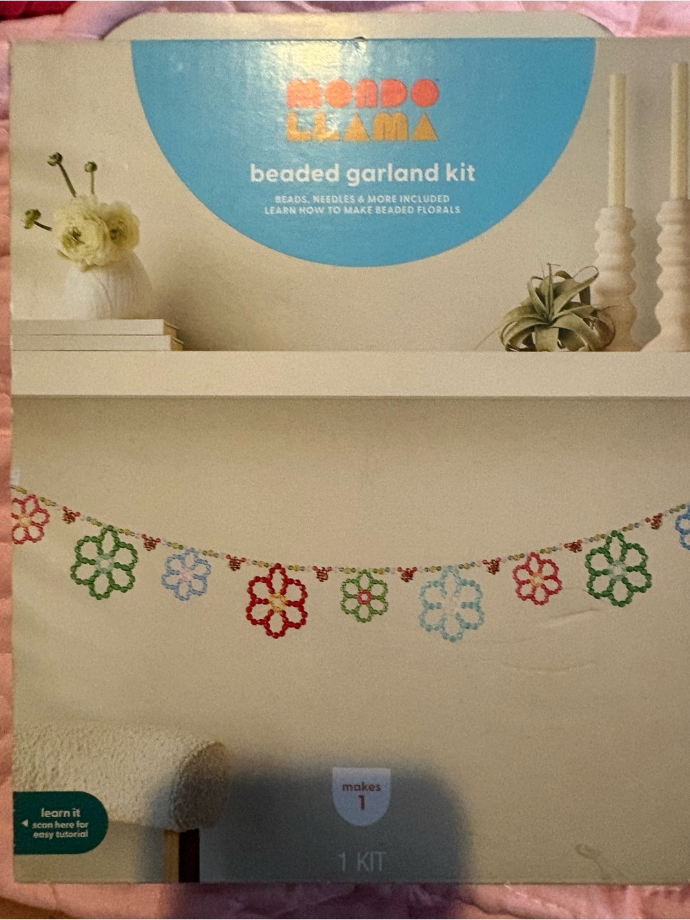 Mondo Llama Beaded Floral Garland Kit โ Multicolor